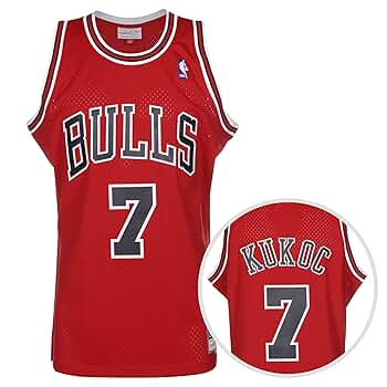 Amazon.com : Toni Kukoc Chicago Bulls 1997 Men's Red